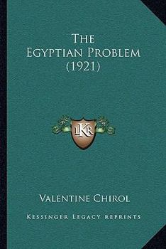 Paperback The Egyptian Problem (1921) Book