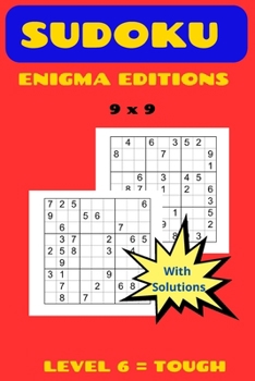 Paperback Sudoku Enigma Editions: Level 6 - Tough Book