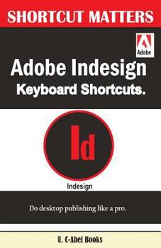 Paperback Adobe Indesign Keyboard Shortcuts Book