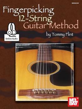 Paperback Fingerpicking 12-String Guitar Method Book