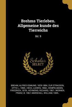 Paperback Brehms Tierleben. Allgemeine kunde des Tierreichs: Bd. 9 [German] Book