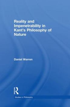 Paperback Reality and Impenetrability in Kant's Philosophy of Nature Book