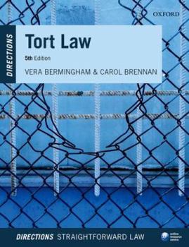 Paperback Tort Law Directions Book