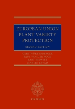 Hardcover European Union Plant Variety Protection Book
