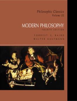 Paperback Philosophic Classics: Volume III: Modern Philosophy Book