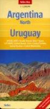 Map Northern Argentina and Uruguay Map (Nelles Maps) (English, French, Italian and German Edition) Book