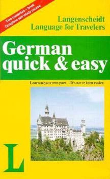 Paperback German Quick & Easy (Langenscheidt Language for Travelers) Book