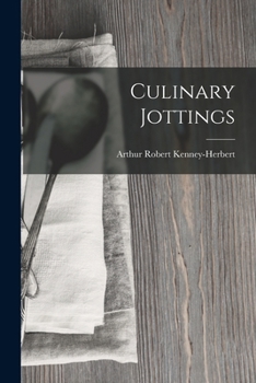 Paperback Culinary Jottings Book