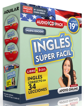 Paperback Inglés En 100 Días - Inglés Súper Fácil (Audiopack) / English in 100 Days - Very Easy English Audio Pack [Spanish] Book