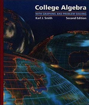 Hardcover College Algebra With Graphing and Problem Solving (Precalculus Series) Book