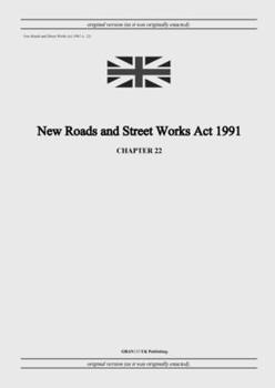 Paperback New Roads and Street Works Act 1991 (c. 22) Book