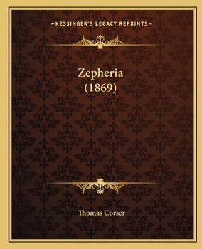 Paperback Zepheria (1869) Book