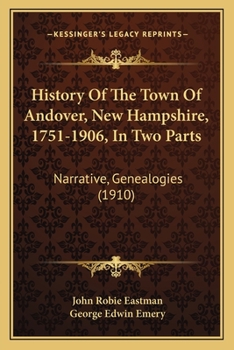 History of the town of Andover, New Hampshire, 1751-1906