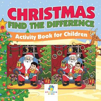 Paperback Christmas Find the Difference Activity Book for Children Book
