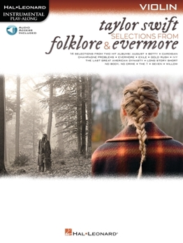 Paperback Taylor Swift - Folklore & Evermore: Violin Play-Along (Book/Online Audio) Book