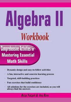 Paperback Algebra II Workbook: Comprehensive Activities for Mastering Essential Math Skills Book