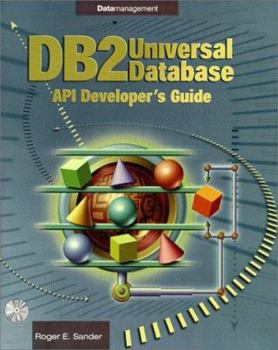 Paperback DB2 Universal Database Application Programming Interface (API) Developer's Guide [With CDROM] Book