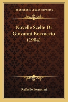 Paperback Novelle Scelte Di Giovanni Boccaccio (1904) [Italian] Book