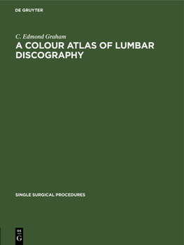 Hardcover A Colour Atlas of Lumbar Discography [German] Book