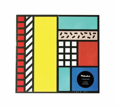 Paperback Tribal Pop Art Memo Pad Book