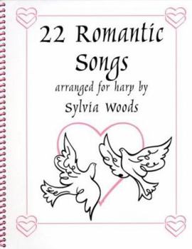 Paperback 22 Romantic Songs for the Harp Book