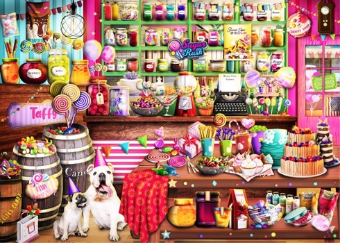 Misc. Brain Tree - Candy Shop 1000 Pieces Jigsaw Puzzle for Adults: With Droplet Technology for Anti Glare & Soft Touch Book