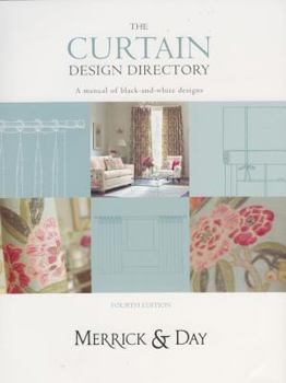 Hardcover The Curtain Design Directory: A Manual of Black-And-White Designs Book