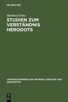 Hardcover Studien Zum Verständnis Herodots [German] Book