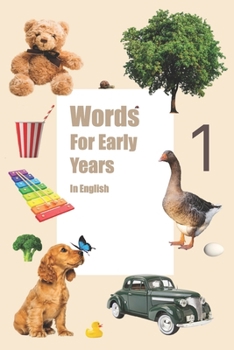 Paperback Words for Early Years in English Book