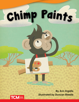 Paperback Chimp Paints Book