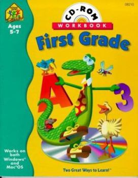 Paperback First Grade Interactive Workbook [With *] Book