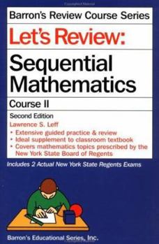 Paperback Let's Review: Sequential Mathematics, Course II Book