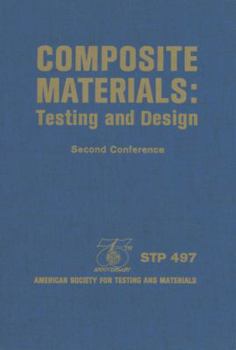 Paperback Composite Materials: Testing and Design (Second Conference) Book