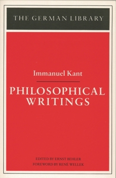 Paperback Philosophical Writings: Immanuel Kant Book