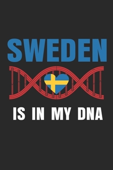Paperback Sweden: notebook/diary/taskbook/120 pages/dotgrid pages,6x9 inch Book