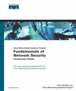 Hardcover Fundamentals of Network Security Companion Guide (Cisco Networking Academy Program) Book