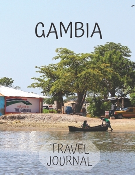 Gambia Travel Journal: African Travel Adapter  photo pockets i was here a travel Notebook for the curious minded 8.5 x 11