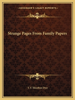 Strange Pages from Family Papers