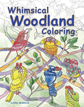 Paperback Whimsical Woodland Coloring Book