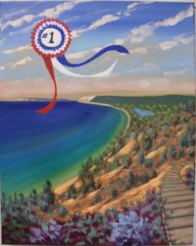Hardcover Painting the Magic of Sleeping Bear Country Book