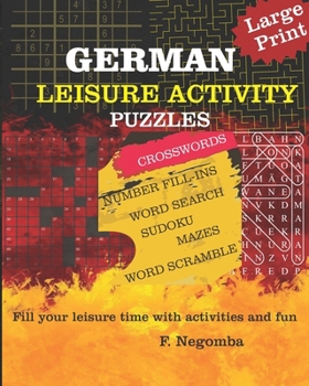 Paperback German Leisure Activity Puzzles Book