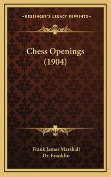 Hardcover Chess Openings (1904) Book