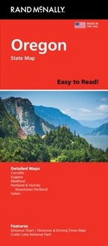 Loose Leaf Rand McNally Easy to Read: Oregon State Map Book