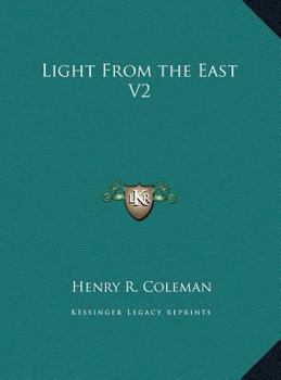 Hardcover Light From the East V2 Book