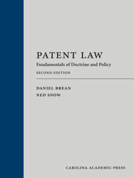 Hardcover Patent Law: Fundamentals of Doctrine and Policy Book