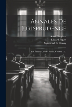 Paperback Annales De Jurisprudence: Droit Fédéral Civil Et Public, Volume 12... [French] Book