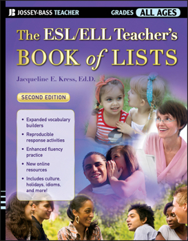 Paperback The Esl/Ell Teacher's Book of Lists Book