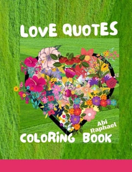 Paperback Love Quotes Coloring Book