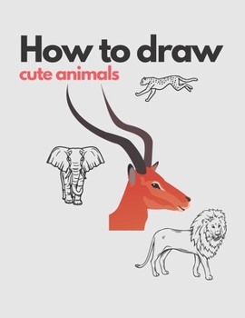 Paperback how to draw cute animals Book