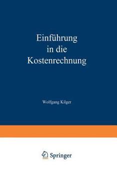 Paperback Einführung in Die Kostenrechnung [German] Book